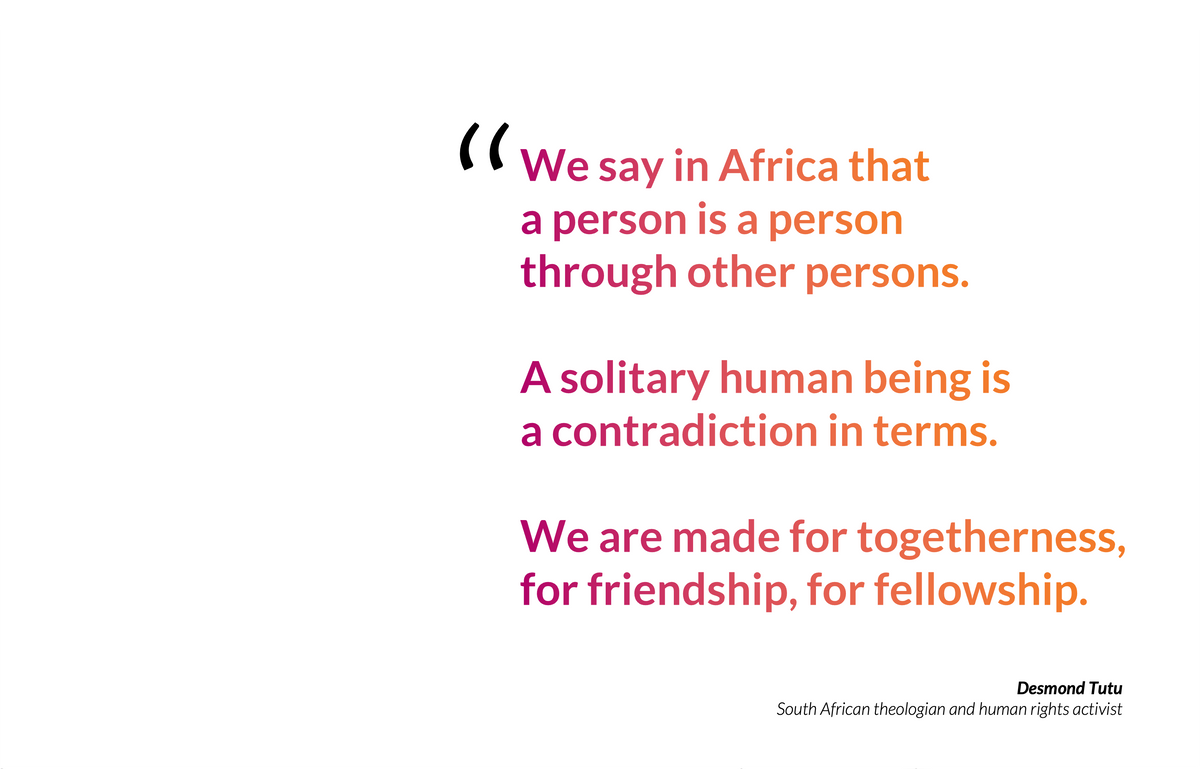 [Quote] We say in Africa