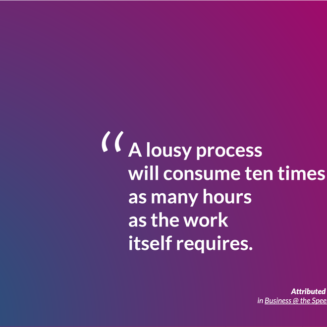 Image of: [Quote] A lousy process