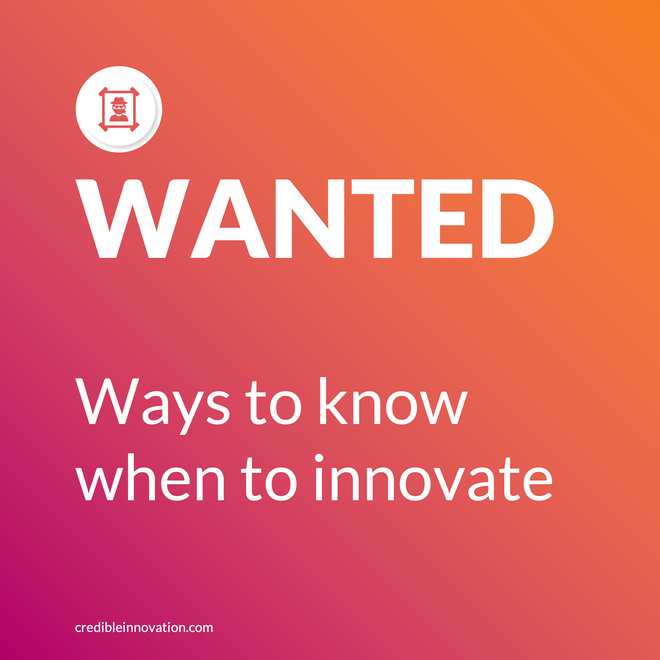 Image of: [Open question] Do you actually need to innovate?