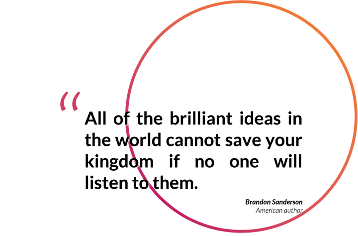 [Quote] All of the brilliant ideas in the world